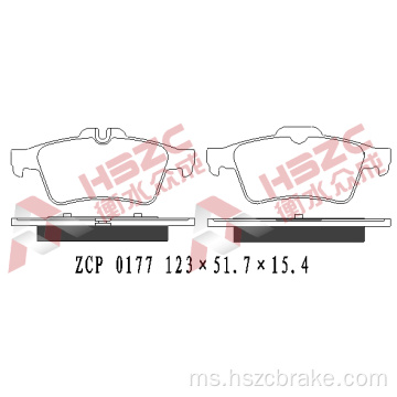 FMSI D1095 Pad Brake Ceramic untuk Ford